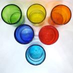 Rainbow Colored 9 oz Short Tumblers (set of 6)